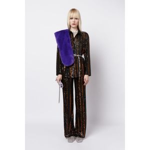 Zara Sequin flared pants